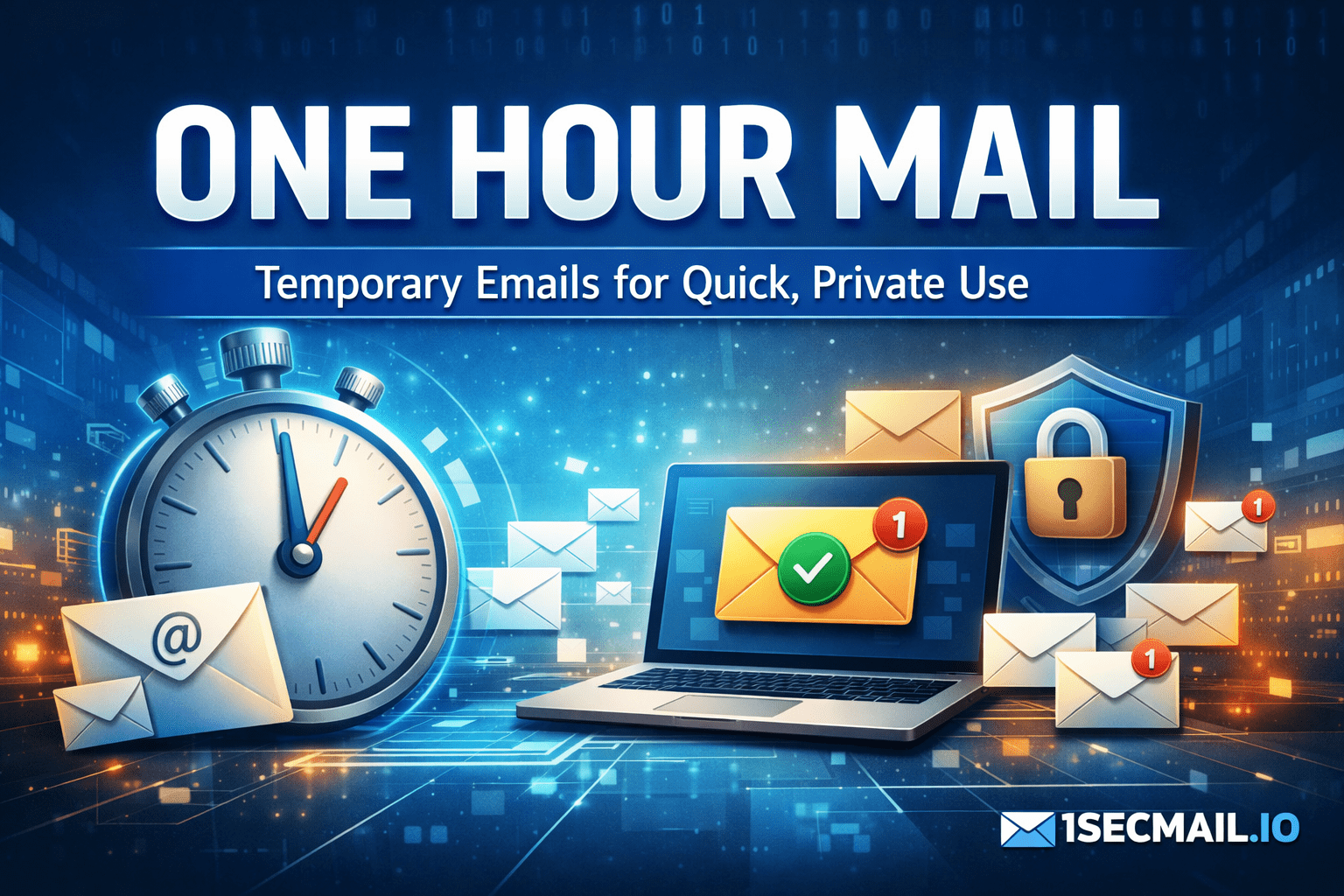 One Hour Mail vs 1secmail.io: Best Disposable Email Solutions in 2025